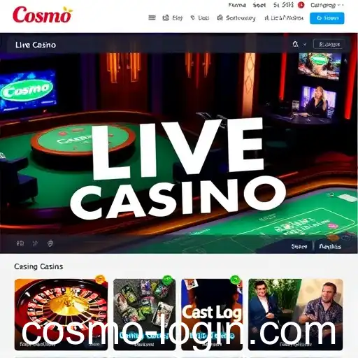 Discovering the Thrill of Live Casino Gaming with Cosmo Casino